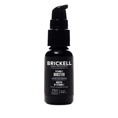 Brickell Men’s Vitamin C Booster Serum for Men, Natural and Organic Vitamin C Booster for Face to Ramp Up Collagen Production, Fight Wrinkles and Aging
