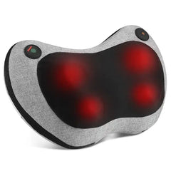 Naipo Shiatsu Neck Back Massager with Heat, Electric Massager Deep Tissue Kneading Massage to Relief Shoulder Muscles, Gift for Mom/Dad/Women/Men in Home Office and Car