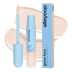 Alleyoop Game Face Makeup Concealer - Lightweight, Buildable Under Eye Concealer for Dark Circles, Hydrating Cream Formula for Women with Aloe Stem Cell - Smooth, Crease-Proof Makeup, 0.19 Fl Oz (Pack of 1)