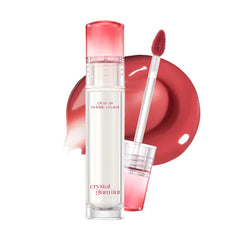 CLIO PROFESSIONAL Crystal Glam Tint, Glossy Lip Tint with Glass-Like Shine, Lightweight Buildable Lip Stain, Long-Lasting Color, Non-Sticky, Rose Extract, Korean Lip Tint