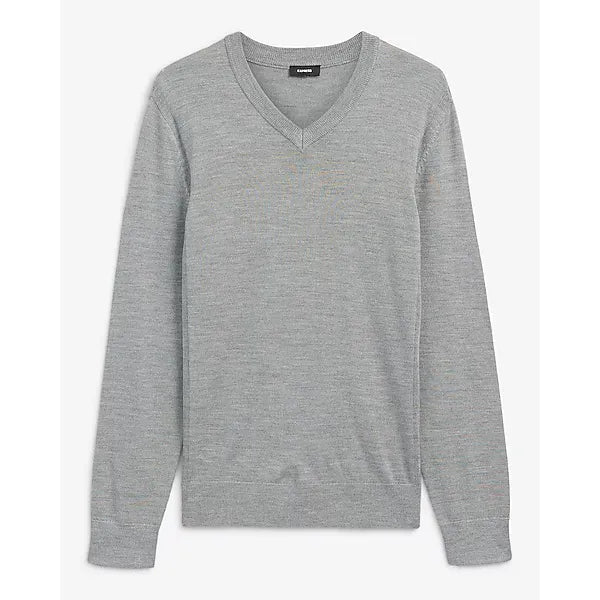 Express MerinoTouch V Neck Sweater