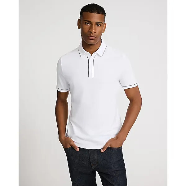Express Piped Luxe Pique Polo