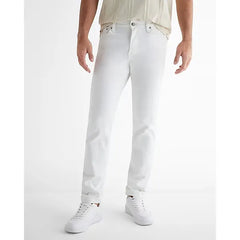 Express Slim White Hyper Stretch Jeans