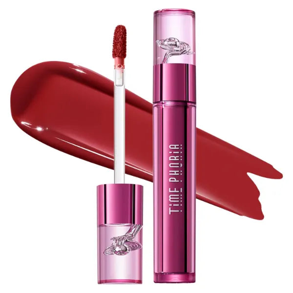 TIMEPHORIA Altera Blurring Tint Lip Stain, Glossy to Soft Matte Finish, Blur Lip Lines, Weightless No-Sticky Airy Velvet Texture, Vibrant Hydrating Long-Lasting Lip Makeup