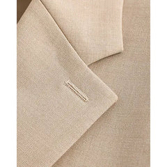 Express Slim Khaki Stretch Suit Jacket