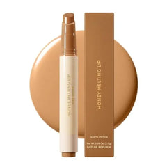 Nature Republic Honey Melting Lip, Soft Lip Stick, Hydrating Gloss, Moisturizing Balms, Sheer Tint, Shine & Nude, Glowy Finish, Korean Make Up