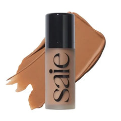 Saie Dew Bronze - Hydrating Liquid Bronzer Stick For a Sun Kissed Glow - Liquid Contour Stick Infused with Nourishing Skin Care Ingredients - Sculpted Face Makeup Essential