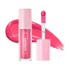 Peripera Ink Glasting Lip Gloss, Non-Sticky, Gloss Shine, Wand for Easy Application, Korean Lip Gloss, Fuller Looking Lips, Buttery Soft, Long Lasting Lip
