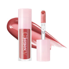 Peripera Ink Glasting Lip Gloss, Non-Sticky, Gloss Shine, Wand for Easy Application, Korean Lip Gloss, Fuller Looking Lips, Buttery Soft, Long Lasting Lip