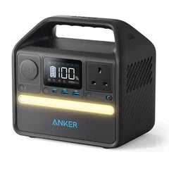 Anker Power House 521 Portable Power Station 256Wh | 200W Power Bank – Black