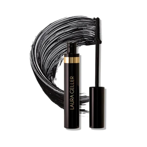 LAURA GELLER NEW YORK Kajal Longwear Mascara - Lengthening, Defining, Curling, Buildable Formula Eye Makeup - Natural Look for Everyday