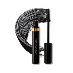 LAURA GELLER NEW YORK Kajal Longwear Mascara - Lengthening, Defining, Curling, Buildable Formula Eye Makeup - Natural Look for Everyday