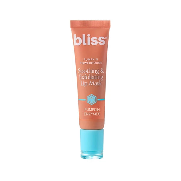 Bliss Hydrating Lip Mask Collection – Pumpkin Powerhouse & Mighty Marshmallow – Exfoliating, Soothing & Moisturizing Overnight Balm for Dry Lips | Vegan & Cruelty-Free Skincare