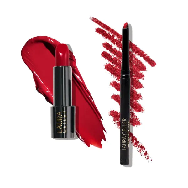 LAURA GELLER NEW YORK Modern Classic Duo - Lipstick + Lip Liner - Ultra-Rich Color - Luxurious and Lightweight