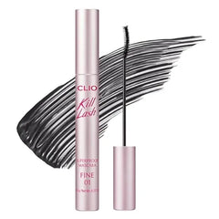 CLIO PROFESSIONAL Kill Lash Superproof Mascara, Waterproof Fiber Lengthening for Straight Lashes, Smudge & Flake Proof, Clump Free Lash Extension for Lifted Curl, Safe for Sensitive Eyes