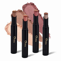 O'CHEAL 3 Color Gradient Eyeshadow Stick Matte Shimmer Waterproof Long-lasting Crease-proof & easy to apply, suitable for dailymakeup touch-ups, Eye shadow pen for Make Up