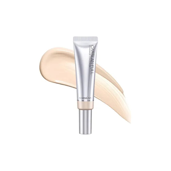 CARSLAN Full Coverage Concealer, Lightweight 12H Long-Wear Liquid Concealer with Skincare Ingredients, Helps Conceal the Look of Dark Circles, Redness & Imperfections, 0.42 Fl Oz