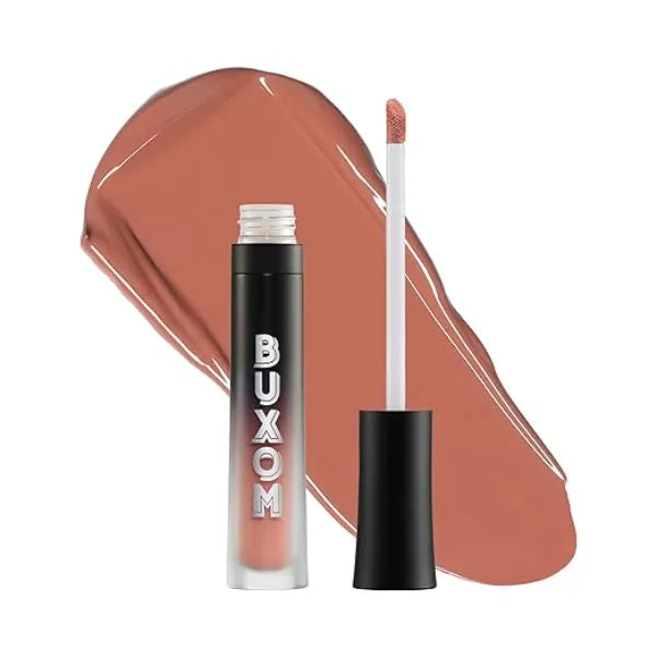 Buxom Full On Plumping Liquid Matte Lipstick, 8HR Long Wear, Lip Plumper with Vitamin E, Hyaluronic Acid & Plumping Peptide Complex, Transfer Proof