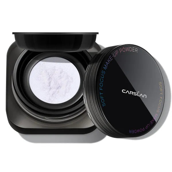 CARSLAN Soft Focus Loose Setting Powder, Waterproof, Matte, Oil Control, Shine Free, Talc-Free Face Powder Makeup, 24H Longwear Finishing Powder -  0.28 Ounce (Pack of 1)