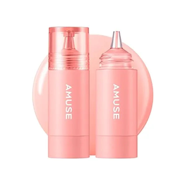 Amuse SEOUL Cheek Tok Tok Liquid Blush, Soft Velvet Cheek Stain, Natural Flush, Long Lasting Cheek Tint, Buildable Matte Finish, Korean Beauty Makeup