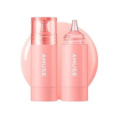 Amuse SEOUL Cheek Tok Tok Liquid Blush, Soft Velvet Cheek Stain, Natural Flush, Long Lasting Cheek Tint, Buildable Matte Finish, Korean Beauty Makeup