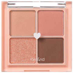 rom&nd Better Than Palette & Better Than Eyeshadow Mini Palette Daily Natural Shades, Blendable, Rich Colors, Velvety Texture, Matte & Shimmer, High Pigmented, Long Lasting