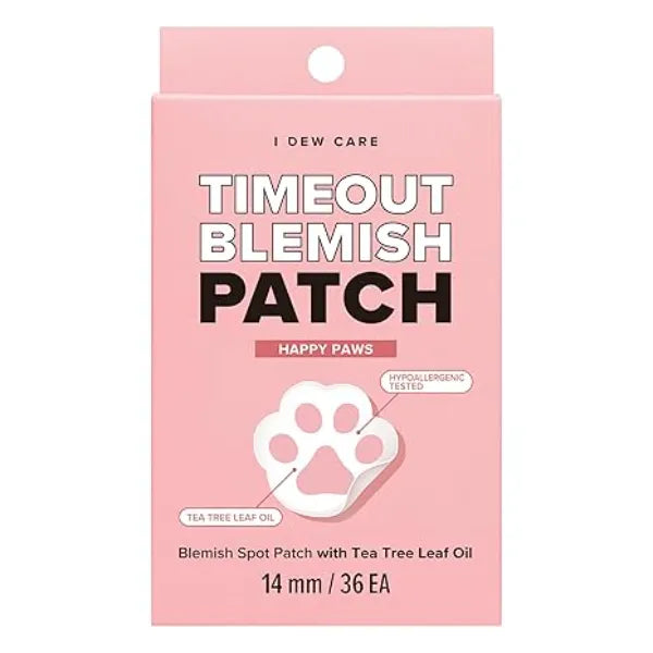 I DEW CARE Hydrocolloid Acne Pimple Patch Timeout Cute Patches, Facial Stickers, Absorbing with Tea Tree Leaf Oil, Trouble Treatment for Face, 36 Count