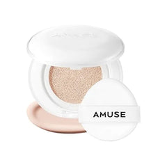 Amuse SEOUL Ceramic Skin Perfector Cushion Foundation, Flawless Coverage, Semi Matte Glow, Long Lasting, Lightweight Satin Finish, Korean Beauty Makeup
