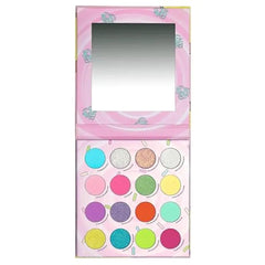 KimChiChic Beauty Donut Collection Eyeshadow Palette 16 Matte, Pigment, & Glitter Shadows, Versatile for Day to Night Looks, Rainbow Sprinkles