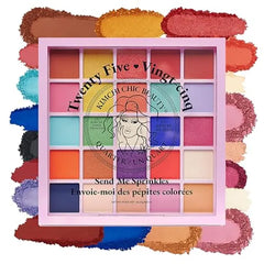 KimChiChic Beauty Twenty Five Eyeshadow Palette 25 Shimmer & Matte Shades for Day to Night Looks