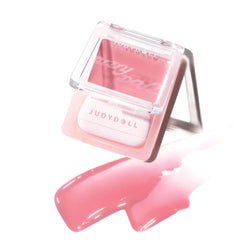 JUDYDOLL Glow Blush Balm, 85% Essence-Infused, Hydrating, Buildable&Non-Patchy Cheek Color with Puff,Dewy Finish,Lightweight Blush for Cheeks, Cool Toned Blush