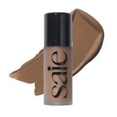 Saie Dew Bronze - Hydrating Liquid Bronzer Stick For a Sun Kissed Glow - Liquid Contour Stick Infused with Nourishing Skin Care Ingredients - Sculpted Face Makeup Essential