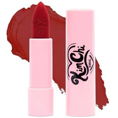 KimChiChic Beauty Marshmallow Butter Lippie, Soft Creamy Lipstick with Castor Oil & Vitamin E, High Pigment Bold Lip Color, Lip Stick