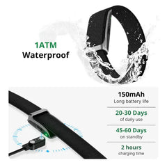 Bionny 4.0 - Screenless Biometric Health Band | 24/7 HRV, Blood Pressure, SpO2, Sleep & Recovery Tracker
