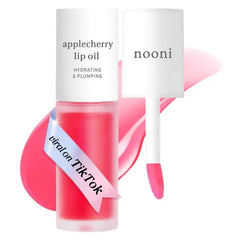 NOONI Korean & Vegan Appleseed Lip Oil Collection – Long-Lasting Hydrating, Plumping, Waterproof Lip Stains