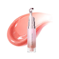 SKINTIFIC Peptide Brightening Lip Serum Gloss – Hydrating, Plumping & Moisturizing Lip Balm with Polypeptides & Squalane (10 Shades Collection)