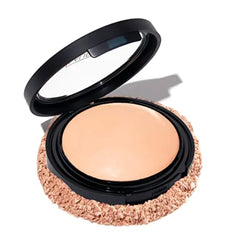 LAURA GELLER NEW YORK Baked Double Take Powder Foundation - Buildable Medium to Full Coverage - Matte Finish