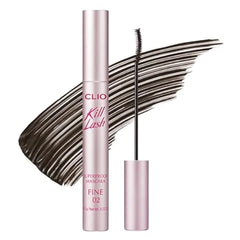 CLIO PROFESSIONAL Kill Lash Superproof Mascara, Waterproof Fiber Lengthening for Straight Lashes, Smudge & Flake Proof, Clump Free Lash Extension for Lifted Curl, Safe for Sensitive Eyes