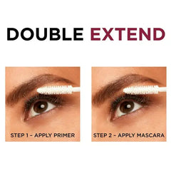 L'Oreal Paris Double Extend Tubing Mascara Lengthening in 2 Steps, Black