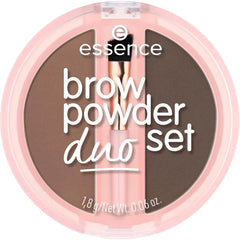 Essence Brow Powder Duo Set, Easy, Precise Application, Cruelty Free - 1.8G/ 0.06 oz