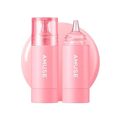 Amuse SEOUL Cheek Tok Tok Liquid Blush, Soft Velvet Cheek Stain, Natural Flush, Long Lasting Cheek Tint, Buildable Matte Finish, Korean Beauty Makeup