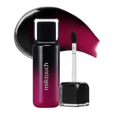 MILKTOUCH Black Peel Off Lip Tattoo Long Lasting Matte Lip, Waterproof & Transfer Proof, Highly Pigmented, Stay On All Day Lip Tint Stain