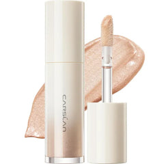 CARSLAN 3D Liquid Highlighter Makeup, Shimmer, Glowing Contour Stick, Smooth & Lightweigh Face Illuminator, Moisturizing, Blendable Cream Highlighter Dewy Finish