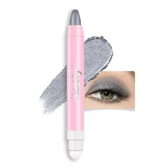 Kaely 2 in 1 Cream Eye Shadow Brightener Sticks for Eyes, Pencil Eyeshadow Applicator Stick Waterproof Pigmented, Eye Shadow Palette Highlighter Makeup