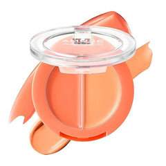 Amuse SEOUL Lip and Cheek Healthy Balm Multiuse Buildable Cream & Balm Blush, Glossy Creamy Texture, Natural Flush, 2 Colors, Lightweight, Vegan, Korean Beauty Makeup