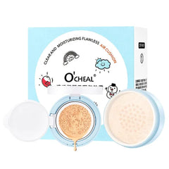 O'CHEAL Whitening Loose Powder and CC Air Cushion BB Cream Liquid Foundation Cream for Makeup Concealer Cushion for Face Make Up Cushion Makeup