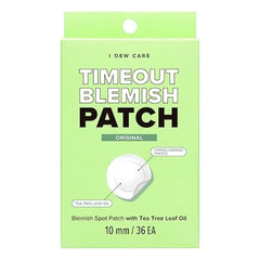 I DEW CARE Hydrocolloid Acne Pimple Patch Timeout Cute Patches, Facial Stickers, Absorbing with Tea Tree Leaf Oil, Trouble Treatment for Face, 36 Count