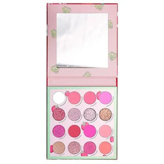 KimChiChic Beauty Donut Collection Eyeshadow Palette 16 Matte, Pigment, & Glitter Shadows, Versatile for Day to Night Looks, Rainbow Sprinkles