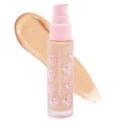 KimChiChic Beauty A Really Good Foundation Medium to Full Coverage Makeup Long Lasting, Lightweight Formula
