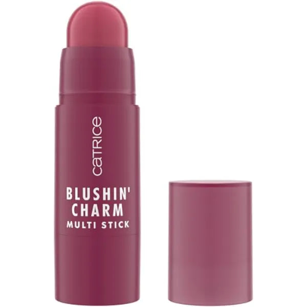 Catrice Blushin' Charm Multi Stick - Creamy, Multi-Use Blush & Lip Tint - Buildable Dewy Finish, Vegan & Cruelty Free